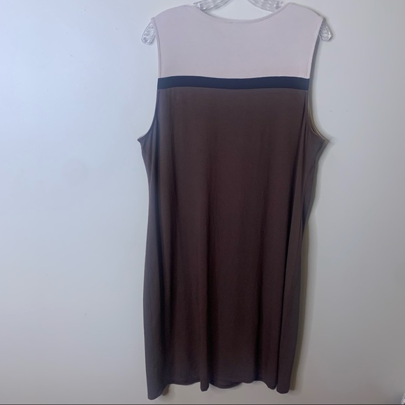J. JILL Neutral Minimal Capsule Wardrobe Basic Sleeveless Dress - Picture 11 of 15